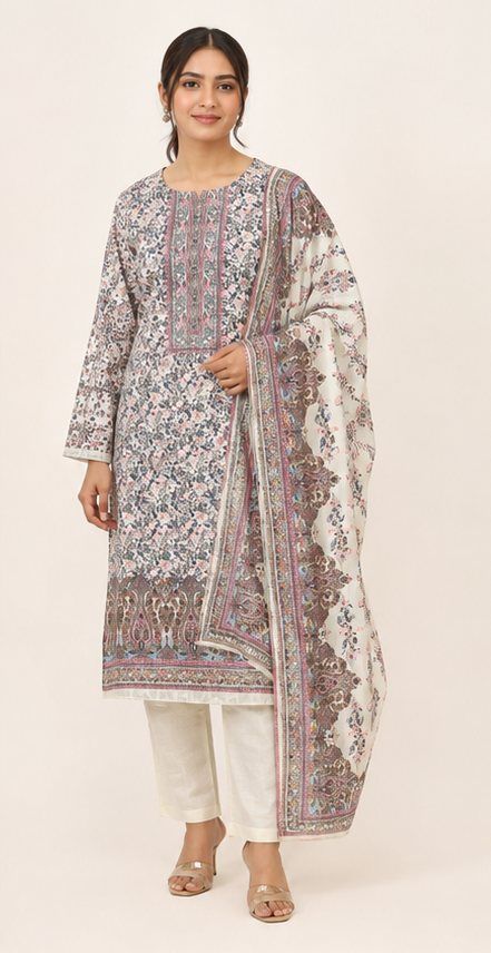 Nawa suit set, styled image 2 made with AI, shown stitched