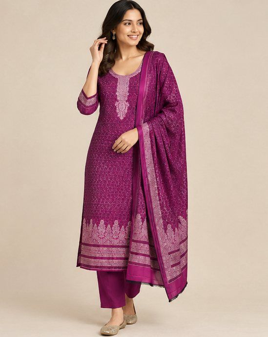 Habba suit set, styled image 2 made with AI, shown stitched