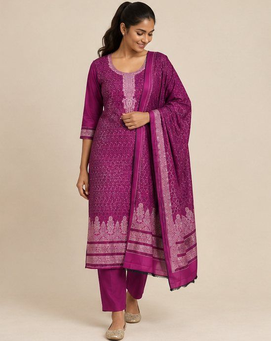 Habba suit set, styled image 4 made with AI, shown stitched